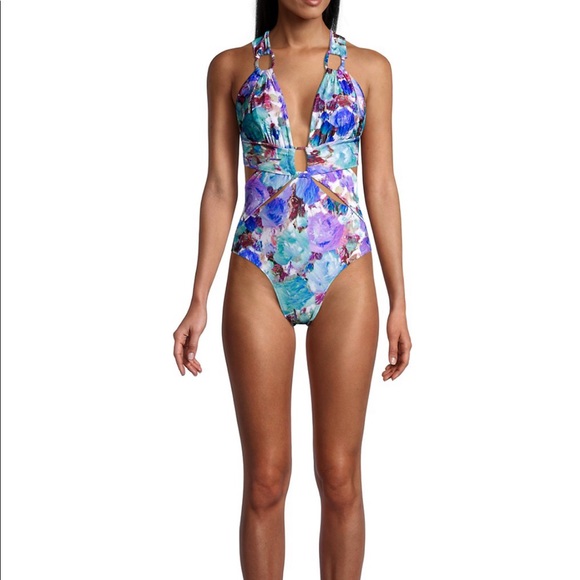 PatBO Blossom Cutout One-Piece Swimsuit - Picture 10 of 12